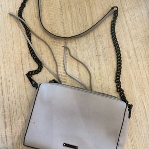 Elegant Gray Women's Crossbody Bag